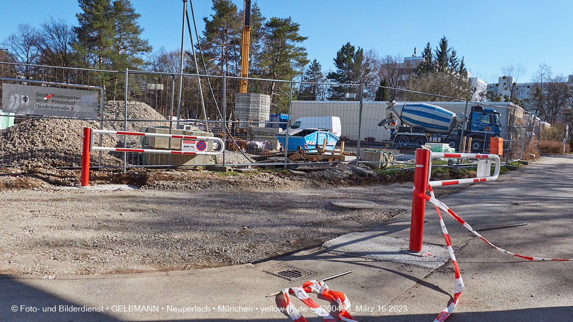 16.03.2023 - Haus für Kinder in der Quiddestraße 3 in Neuperlach